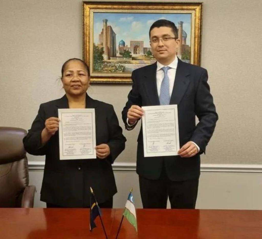 O‘zbekiston va Nauru o‘rtasida diplomatik munosabat o‘rnatildi