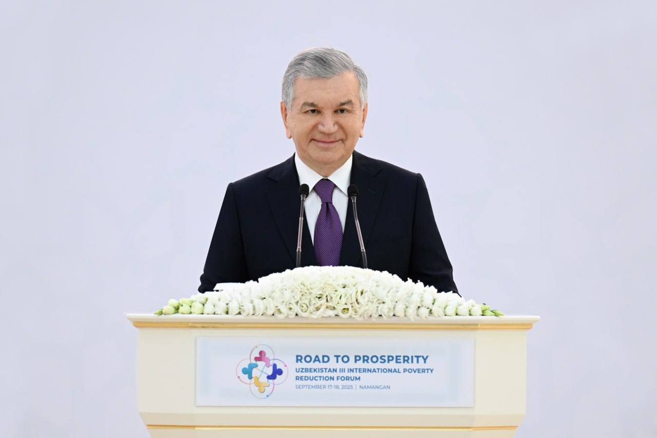 O‘zbekiston Respublikasi Prezidenti Shavkat Mirziyoyevning “Kambag‘allikdan farovonlik sari” mavzusidagi III xalqaro forumning ochilish marosimida so‘zlagan nutqi