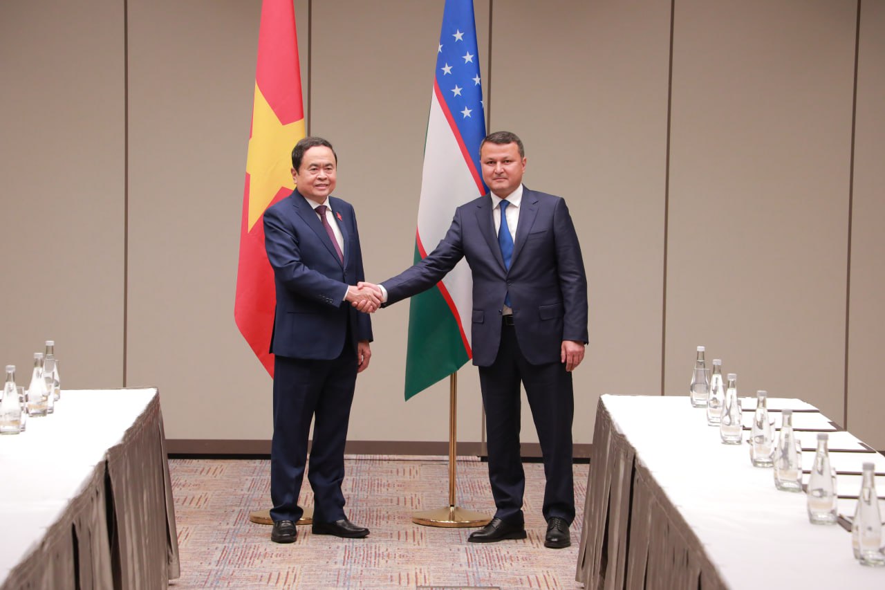 Vetnam Sotsialistik Respublikasining Milliy Assambleya raisi Chan Txan Man boshchiligidagi delegatsiya bilan  uchrashuv