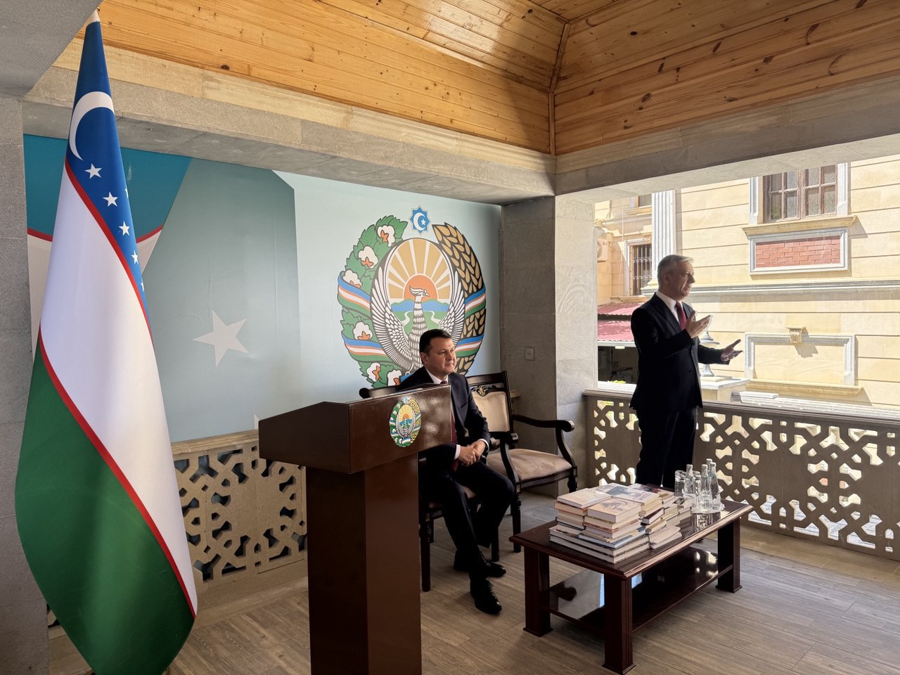 Ozarbayjondagi vatandoshlar bilan uchrashuv