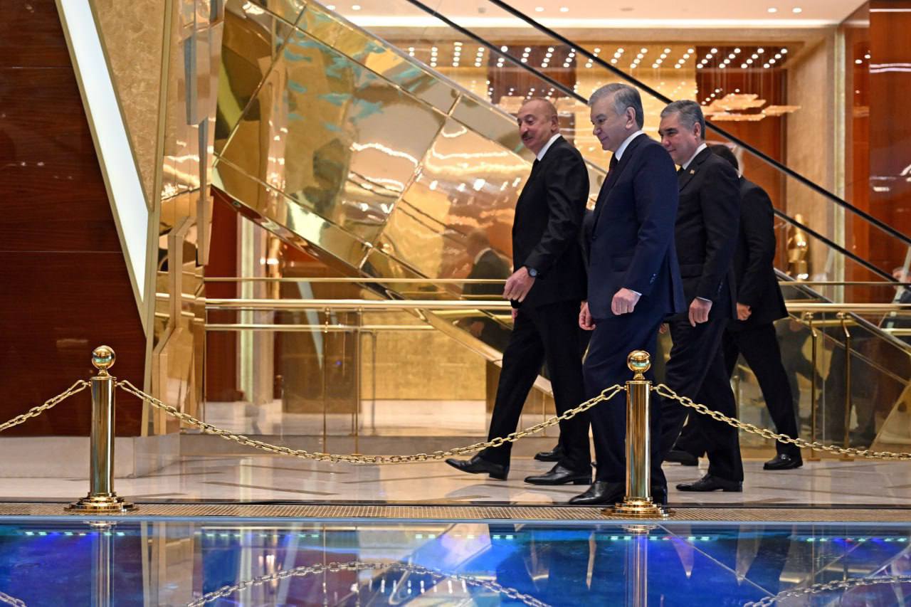 O‘zbekiston, Turkmaniston va Ozarbayjon yetakchilarining uchrashuvi bo‘lib o‘tdi