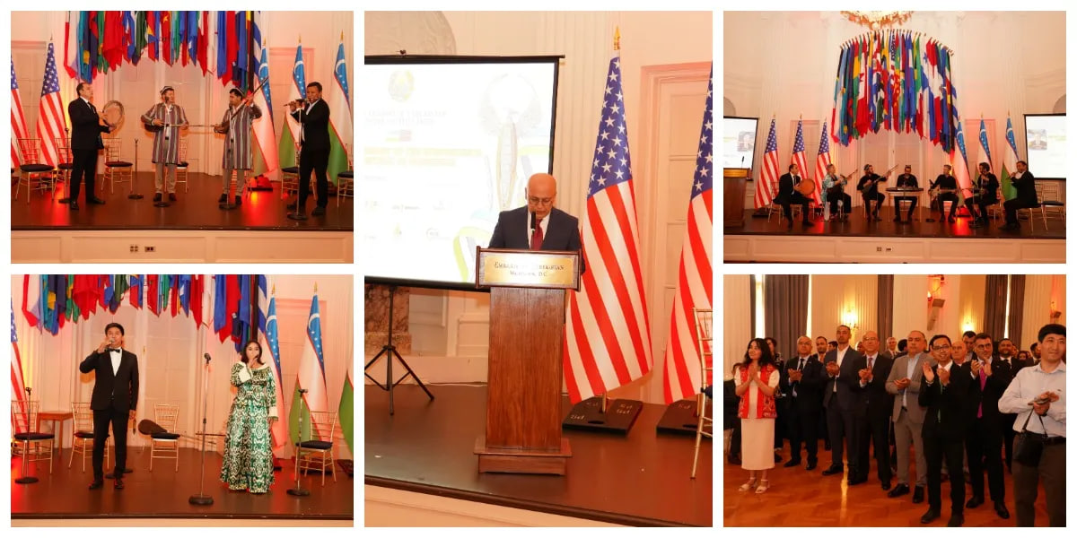 AQShda O'zbekiston davlat mustaqilligining 34 yilligiga bag'ishlangan qabul marosimi o'tkazildi